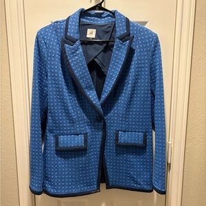 CAbi light Blue and dark Blue Jacket